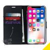 Wallet Softcase Booktype iPhone X / Xs - Black