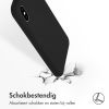 Liquid Silicone Backcover iPhone Xs / X - Black