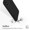 Liquid Silicone Backcover iPhone Xs / X - Black