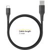 Accezz USB-C naar USB kabel - 2 meter - Zwart / Schwarz / Black