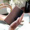 Selencia Echt Lederen Bookcase Samsung Galaxy M31 - Bruin / Braun  / Brown