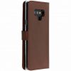 Echt Lederen Booktype Samsung Galaxy Note 9 - Bruin / Brown