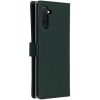 Selencia Echt Lederen Bookcase Samsung Galaxy Note 10 - Groen / Grün  / Green