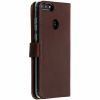 Selencia Echt Lederen Bookcase Huawei P Smart