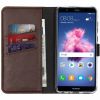 Selencia Echt Lederen Bookcase Huawei P Smart