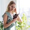 Selencia Echt Lederen Bookcase Huawei P Smart