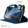 Accezz Wallet Softcase Bookcase iPhone 13 Pro - Donkerblauw / Dunkelblau  / Dark blue