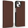 Accezz Premium Leather Slim Bookcase iPhone 13 - Bruin / Braun  / Brown