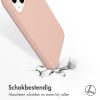 Accezz Liquid Silicone Backcover iPhone 14 - Roze / Rosa / Pink