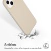Accezz Liquid Silicone Backcover iPhone 14 Plus - Stone