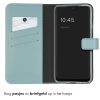 Selencia Echt Lederen Bookcase Samsung Galaxy A34 (5G) - Air Blue