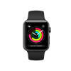 Refurbished Apple Watch Series 3 | 38mm | Aluminum Case Space Gray | Black Sport Band | GPS | WiFi
