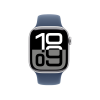 Refurbished Apple Watch Series 10 | 42mm | Aluminum Case Silver | S/M Blue Sport Band | GPS | WiFi