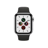 Refurbished Apple Watch Series 5 | 40mm | Titanium Case Silver | Black Sport band | GPS | WiFi + 4G