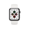Refurbished Apple Watch Series 5 | 44mm | Aluminium Case Space Gray | White Sport Band | GPS | WiFi + 4G