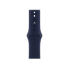 Refurbished Apple Watch Series 6 | 44mm | Stainless Steel Case Silver | Midnight Blue Sport Band | GPS | WiFi + 4G