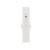 Refurbished Apple Watch Series 7 | 41mm | Aluminum Case Starlight White | White Sport Band | GPS | WiFi + 4G