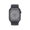 Refurbished Apple Watch Series 8 | 45mm | Aluminum Case Midnight Blue | Midnight Blue Braided Solo Loop | GPS | WiFi + 4G
