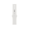 Refurbished Apple Watch Series 8 | 45mm | Aluminum Case Silver | White Sport Band | GPS | WiFi + 4G