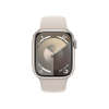 Refurbished Apple Watch Series 9 | 41mm | Aluminium Case Starlight | Starlight Sport Band M/L | GPS | WiFi + 4G