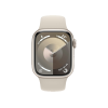Refurbished Apple Watch Series 9 | 41mm | Aluminium Case Starlight | Starlight Sport Band M/L | GPS | WiFi