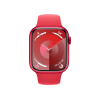 Refurbished Apple Watch Series 9 | 45mm | Aluminium Case Red | Red Sport Band M/L | GPS | WiFi