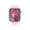 Refurbished Apple Watch Series 9 | 45mm | Aluminium Case Pink | Pink Sport Band M/L | GPS | WiFi