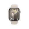 Refurbished Apple Watch Series 9 | 45mm | Aluminium Case Starlight | Starlight Sport Band S/M | GPS | WiFi + 4G