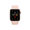 Refurbished Apple Watch Series 5 | 44mm | Aluminum Case Gold | Pink Sport Band | GPS | WiFi + 4G