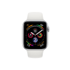 Refurbished Apple Watch Series 4 | 44mm | Aluminum Case Silver | White Sport Band | GPS | WiFi