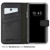 Selencia Echt Lederen Bookcase iPhone 11 - Zwart / Schwarz / Black