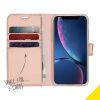 Accezz Wallet Softcase Bookcase iPhone 11 - Rosé Goud / Roségold