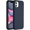Accezz Liquid Silicone Backcover iPhone 11 - Blauw / Blau / Blue