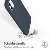 Accezz Liquid Silicone Backcover iPhone 11 - Blauw / Blau / Blue