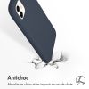 Accezz Liquid Silicone Backcover iPhone 11 - Blauw / Blau / Blue