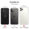 Selencia Echt Lederen Bookcase iPhone 11 Pro - Bruin / Braun  / Brown