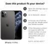 Accezz Liquid Silicone Backcover iPhone 11 Pro - Zwart / Schwarz / Black