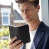 Selencia Echt Lederen Bookcase iPhone 11 Pro Max - Zwart / Schwarz / Black