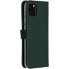 Selencia Echt Lederen Bookcase iPhone 11 Pro Max - Groen / Grün  / Green