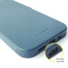 Accezz Leather Backcover met MagSafe iPhone 12 Mini - Donkerblauw / Dunkelblau  / Dark blue