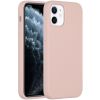 Accezz Liquid Silicone Backcover iPhone 12 Mini - Roze / Rosa / Pink