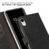 Genuine Leather Booktype iPhone Xr - Black / Black