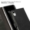 Genuine Leather Booktype iPhone Xr - Black / Black