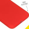 Liquid Silicone Backcover iPhone Xr - Rood - Rood / Red