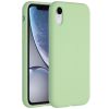 Accezz Liquid Silicone Backcover iPhone Xr - Groen / Grün  / Green