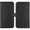 Genuine Leather Booktype iPhone Xs - Black