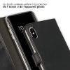 Genuine Leather Booktype iPhone Xs - Black
