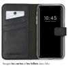 Genuine Leather Booktype iPhone Xs - Black