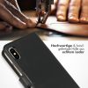 Genuine Leather Booktype iPhone Xs - Black