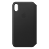 iPhone X Leather Folio - Black
